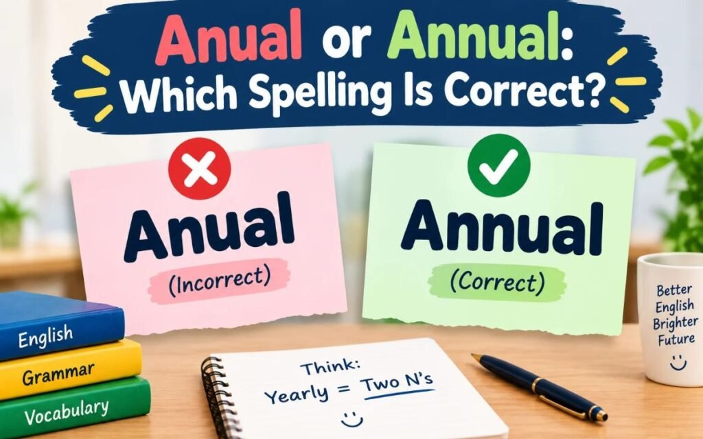 Anual or Annual_ Which Spelling Is Correct_