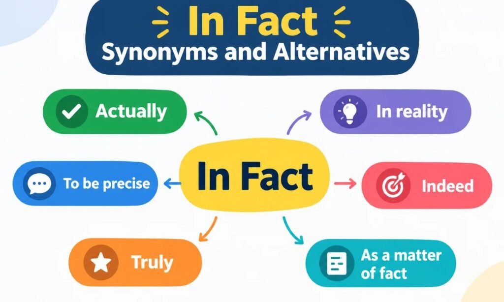 In Fact Synonyms and Alternatives