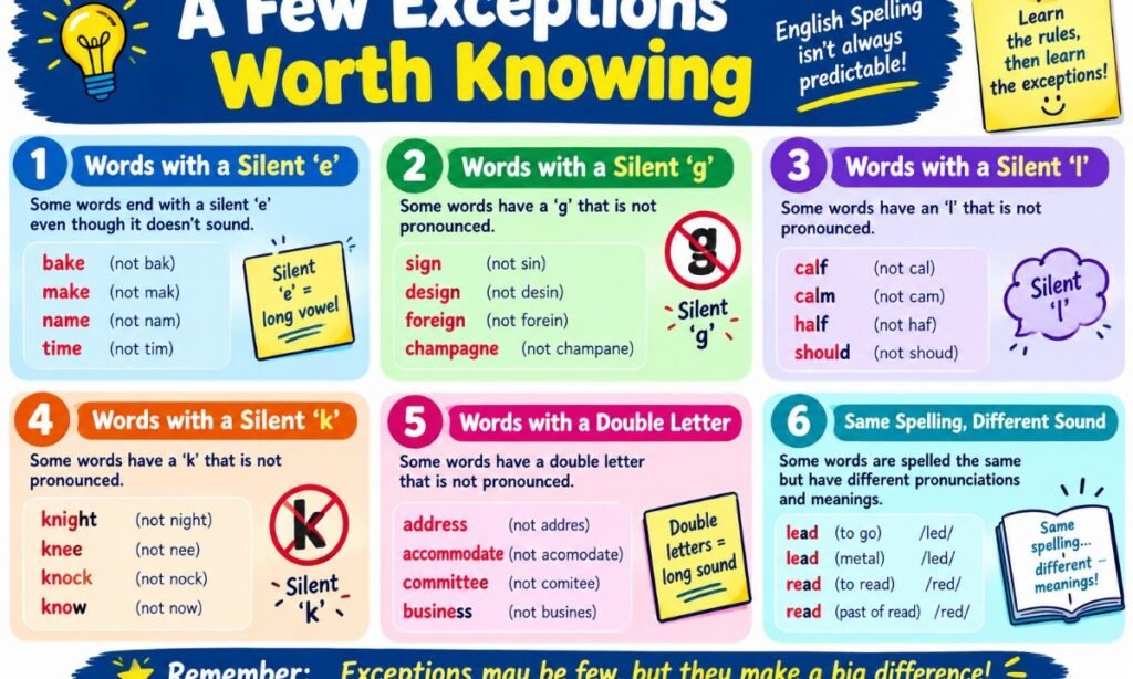 A Few Exceptions Worth Knowing