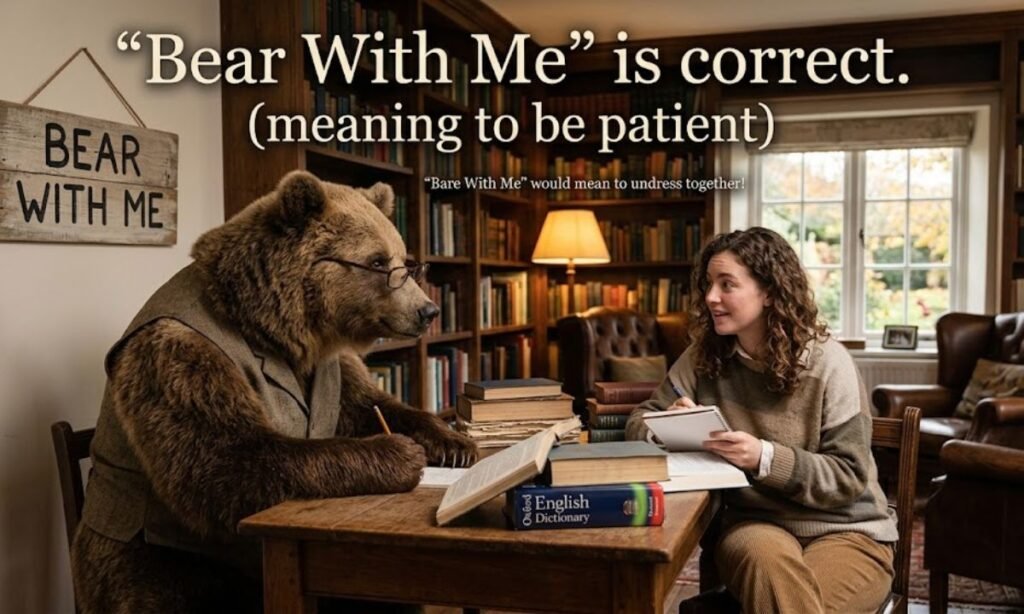 Bear With Me or Bare With Me_