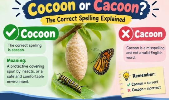 Cocoon or Cacoon_ The Correct Spelling Explained