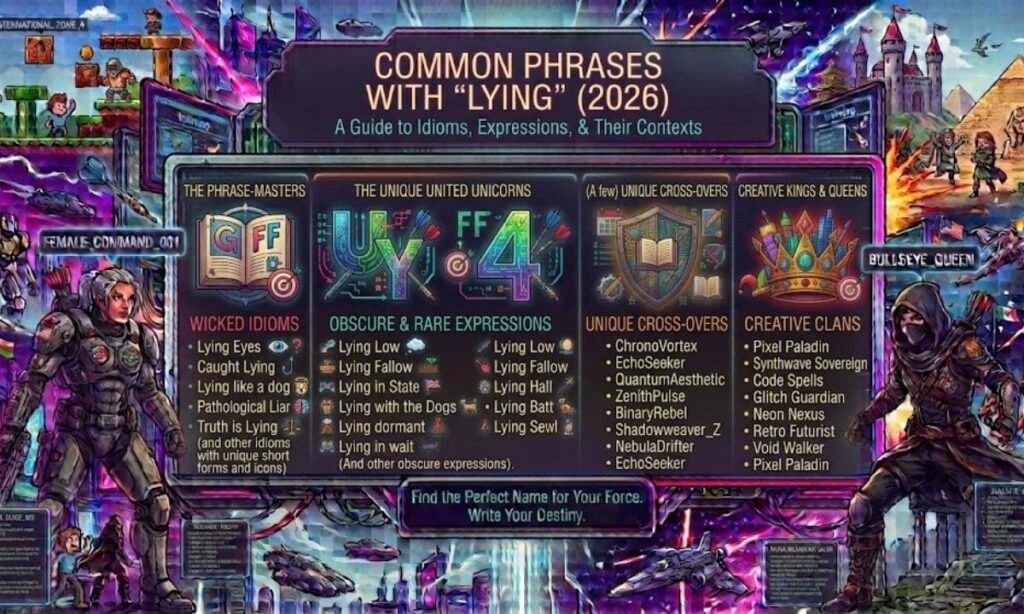 Common Phrases with _Lying_