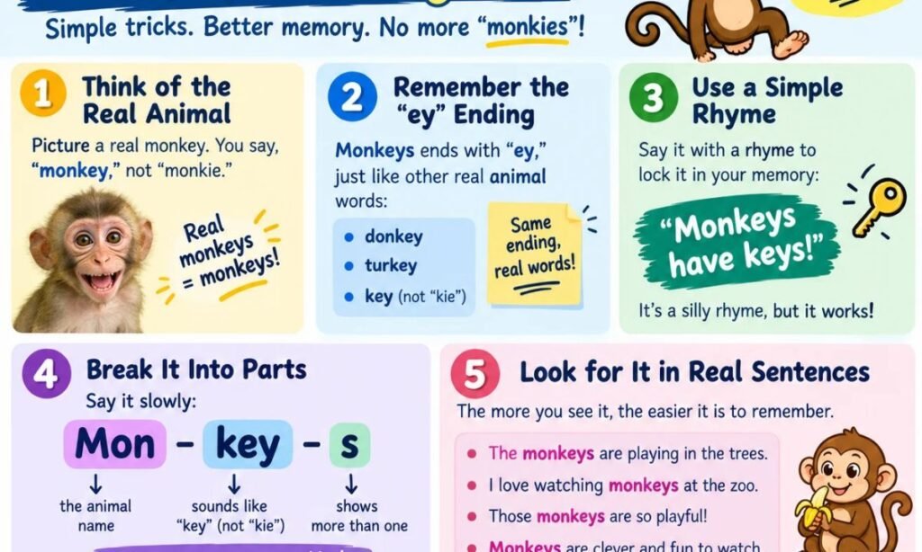Easy Ways to Remember Monkeys