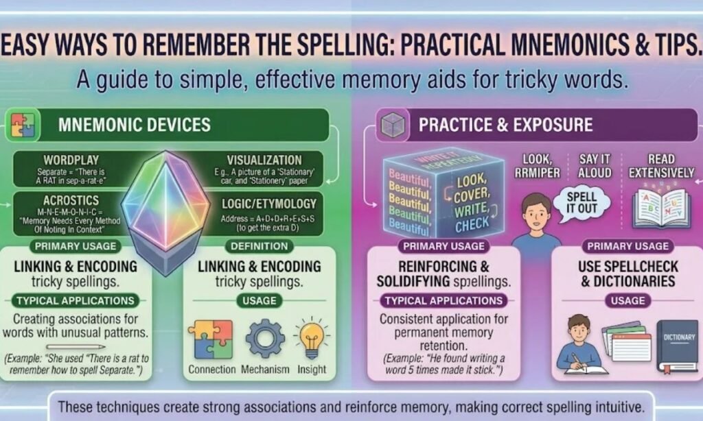 Easy Ways to Remember the Spelling (1)