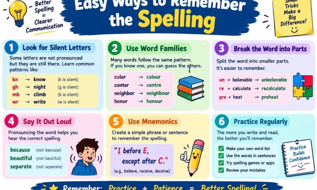 Easy Ways to Remember the Spelling