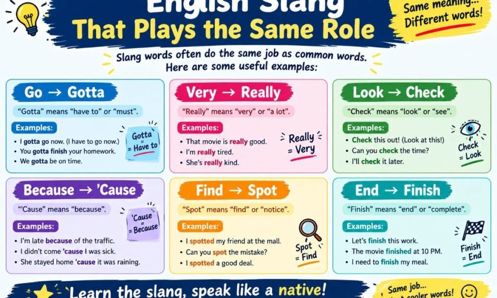 English Slang That Plays the Same Role