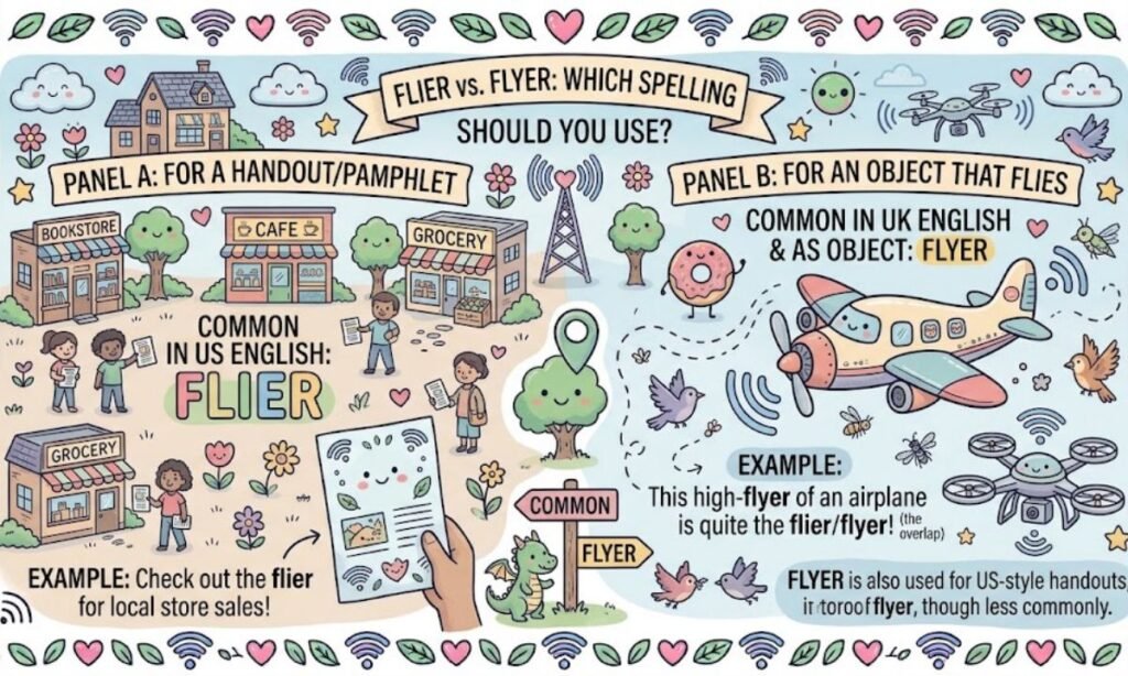 Flier vs Flyer Which Spelling Should You Use