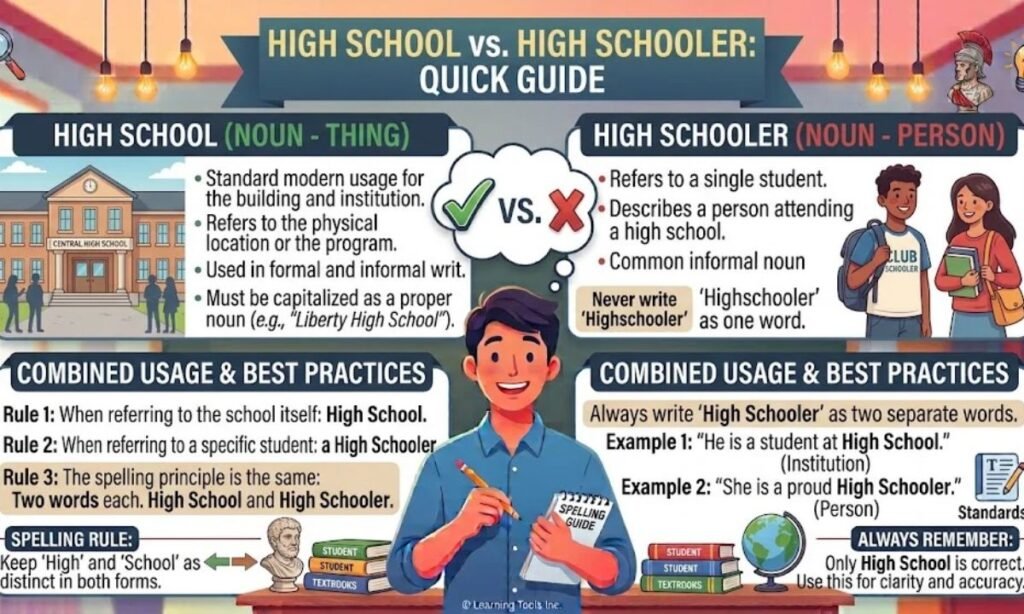 High School vs High SchoolerHigh School vs High Schooler