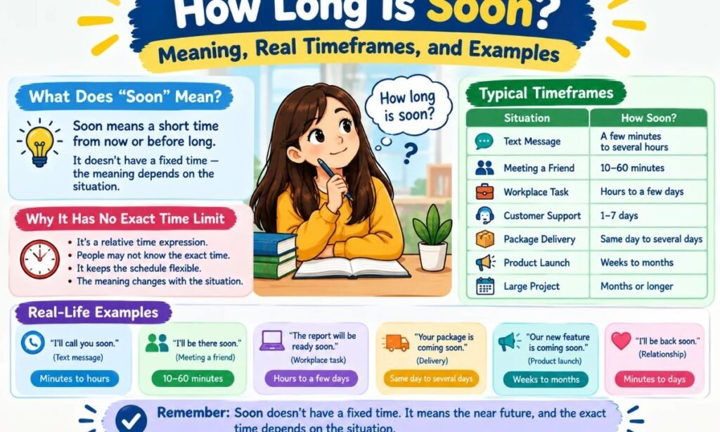 How Long Is Soon_ Meaning, Real Timeframes, and Examples