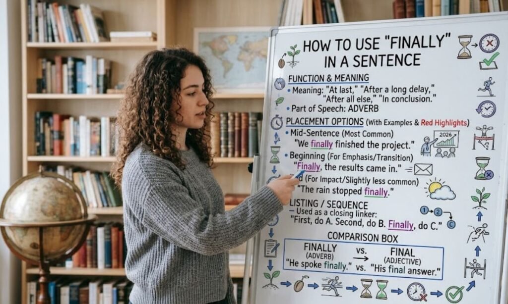 How to Use _Finally_ in a SentenceHow to Use _Finally_ in a Sentence