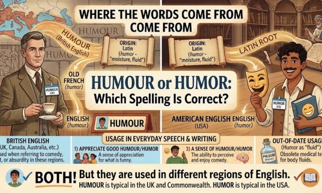 Humour or Humor_ Which Spelling Is Correct_