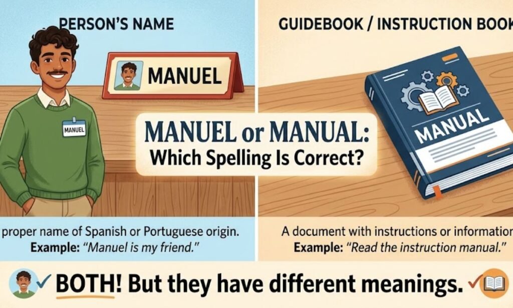 Manuel or Manual_ Which Spelling Is Correct_