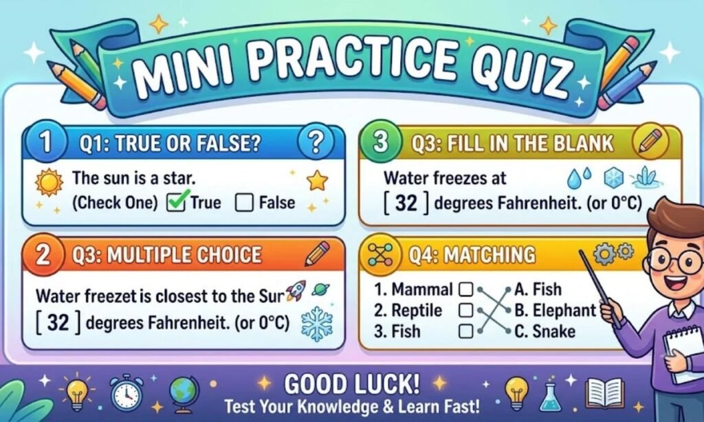 Mini Practice Quiz