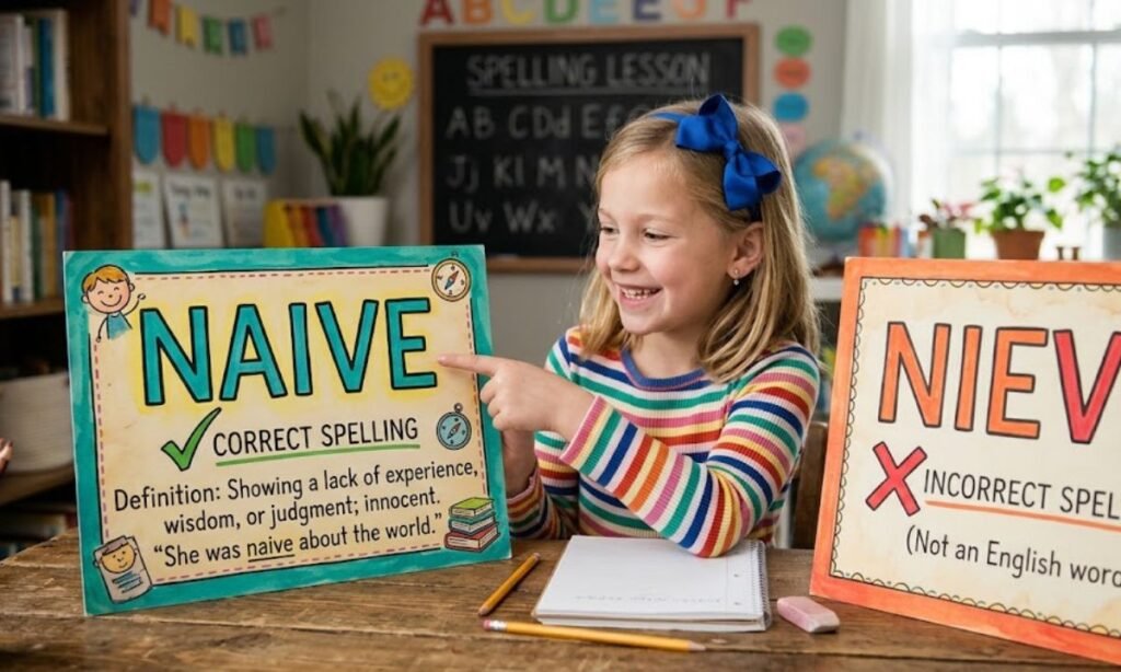 Naive or Nieve_ Which Spelling Is Correct_