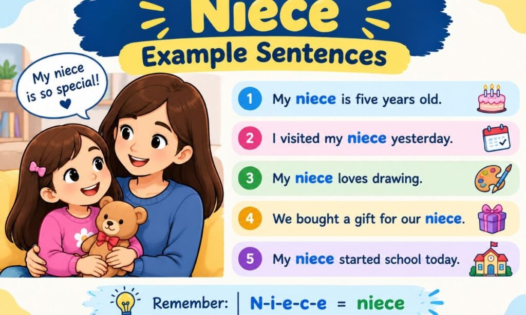 Niece Example Sentences