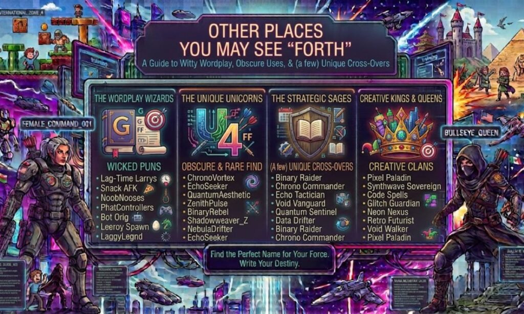 Other Places You May See _Forth_