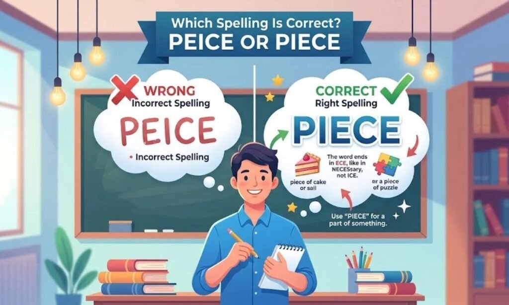 Peice or Piece_ Which Spelling Is Correct_