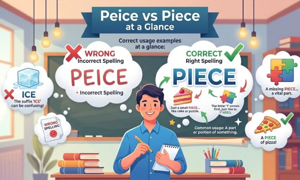 Peice vs Piece at a Glance
