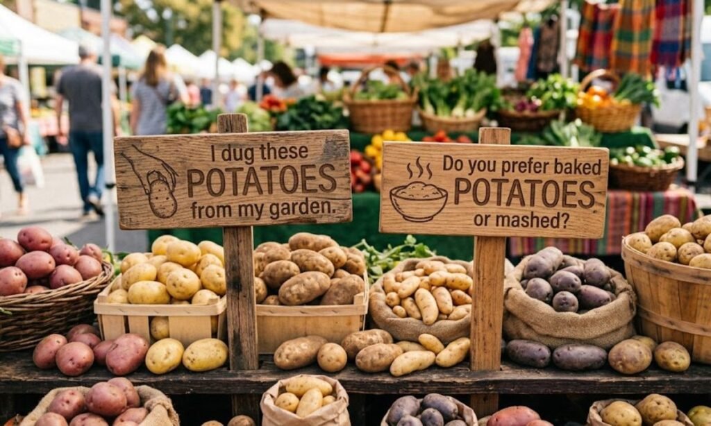 Potatoes in Real Sentences