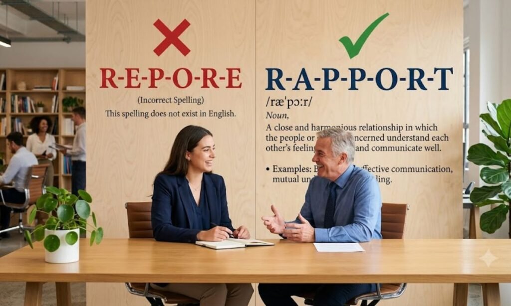Repore or Rapport_ Which Spelling Is Correct_