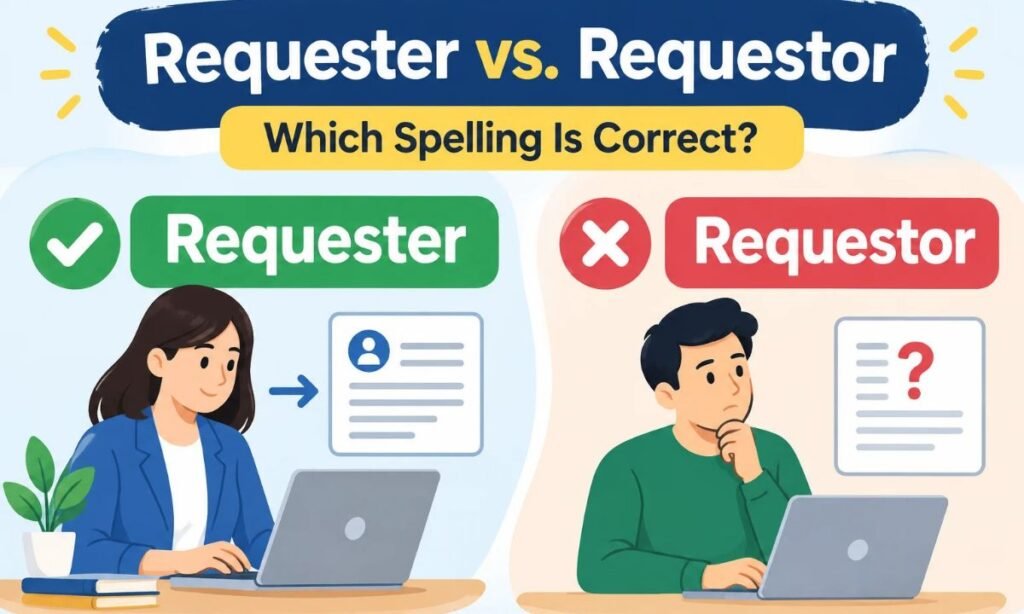 Requester vs. Requestor_ Which Spelling Is Correct_