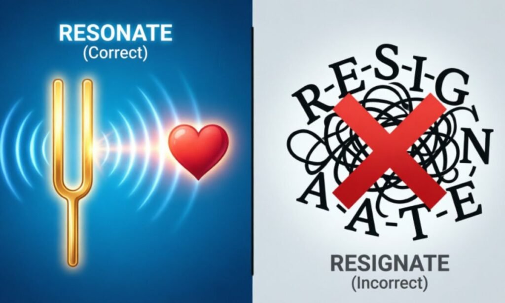 Resignate or Resonate_ Which Word Is Correct_