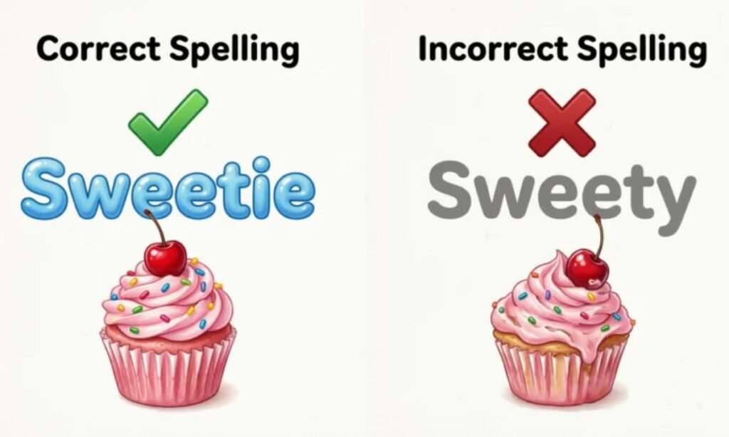 Sweetie vs. Sweety_ Side-by-Side Comparison