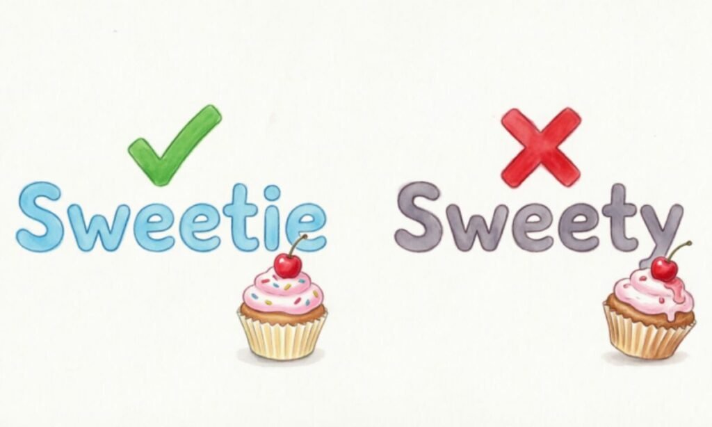 Sweetie vs. Sweety_ Which Spelling Is Correct_