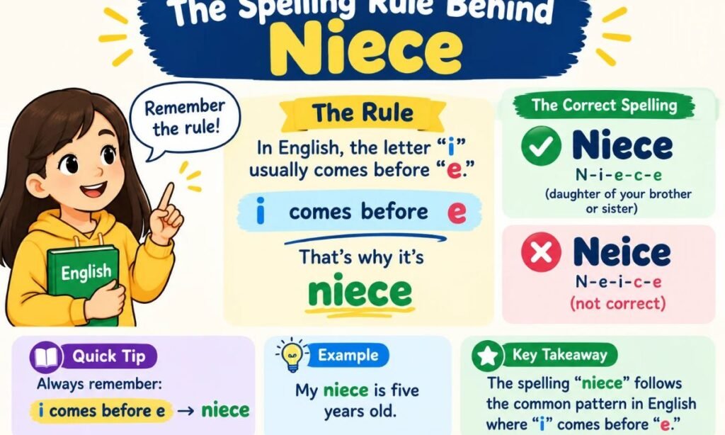 The Spelling Rule Behind Niece