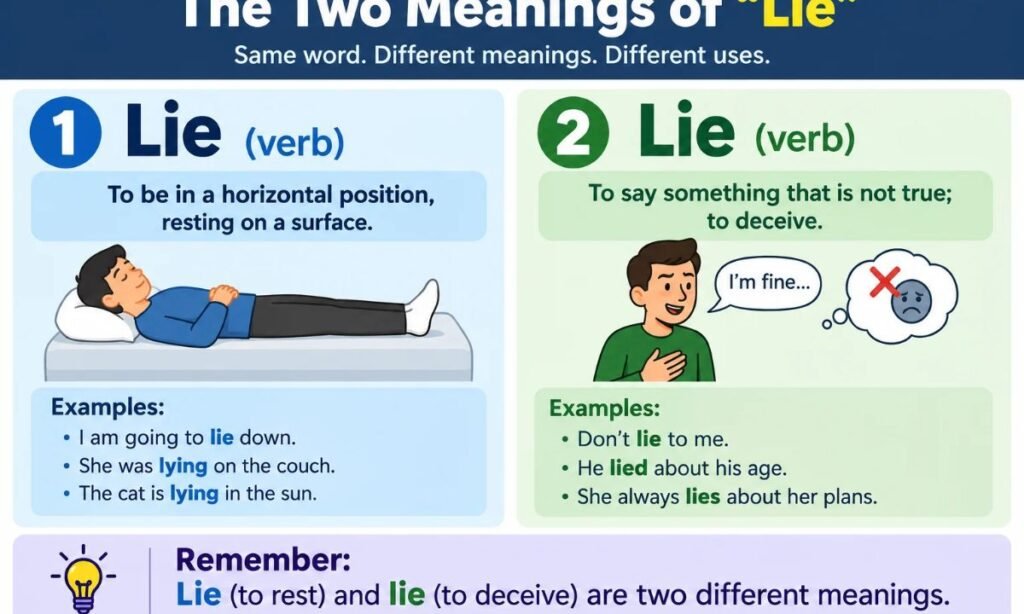 The Two Meanings of _Lie_