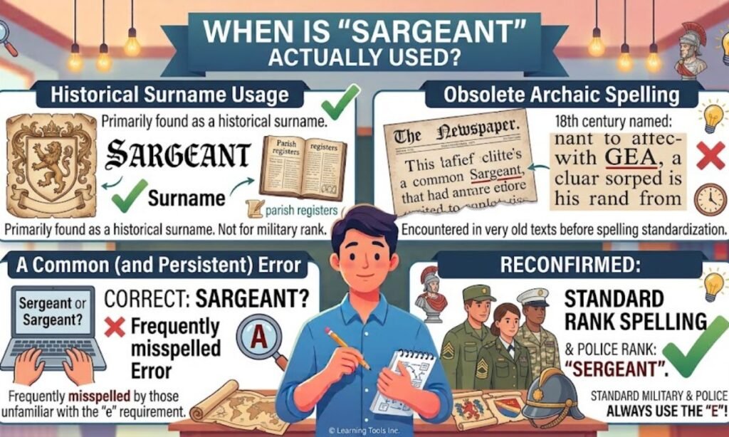 When Is _Sargeant_ Actually Used_