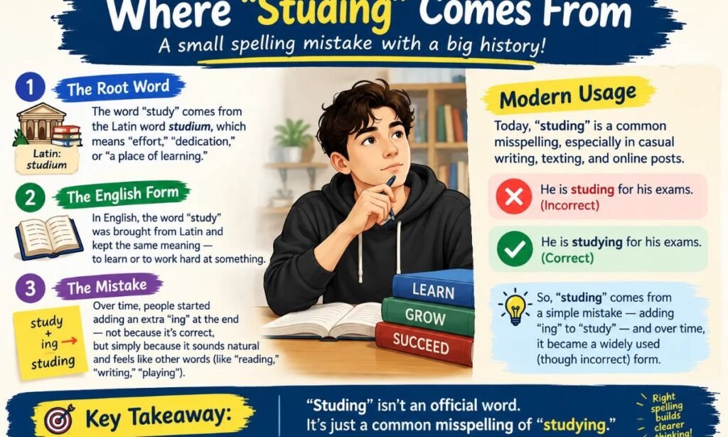 Where _Studing_ Comes From