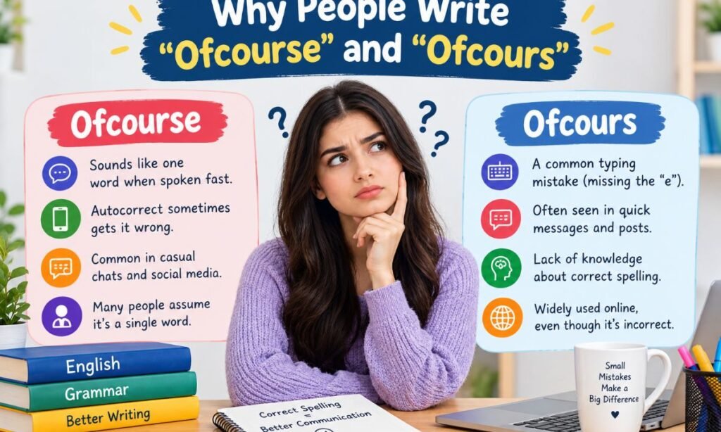 Why People Write _Ofcourse_ and _Ofcours_